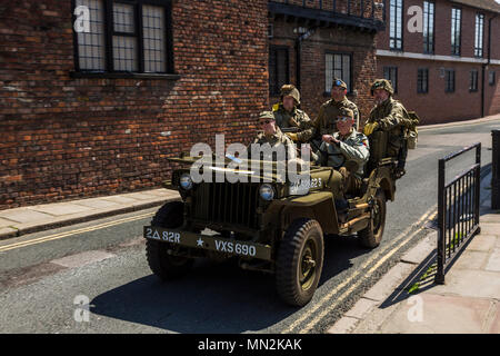 Sandwich Salutes the 40`s on the 5th,6th and 7th of May 2018 Stock Photo